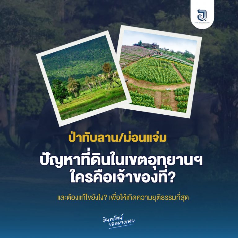 จากเหตุการณ์ที่เกิดขึ้นมาหลายๆอย่างเกี่ยวกับเขตพื้นที่ป่า และเรื่องการลุกล้ำพื้นที่อุทยานของชาวบ้าน ที่เกิดขึ้นมายาวนาน และในหลายๆพื้นที่